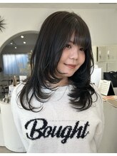シュシュ 宜野湾店(chou chou)&nbsp;ダークパープル/ナチュラルショート/ミルクブラウン/夏/宜野湾市