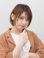 アーダー(ADER) 大人可愛いシースルーバングボブ