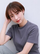 ドロップ(drop)&nbsp;大人可愛い丸みショート×シースルーバング