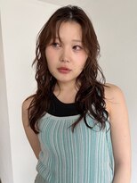 フィルムス 横浜(FILMS+)&nbsp;デジタルパーマ/ミディアムレイヤー/韓国巻き風/顔周りカット