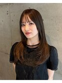 【広島レイヤーカット】顔まわりレイヤー