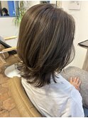 秋冬も！くびれオリーブグレージュハイライトtosa013