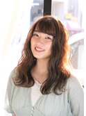 愛され甘めウェーブヘア