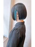 涼髪グラデーションミニボブ