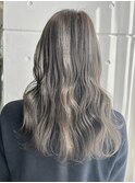【Plume】ロング×オーキッドグレー
