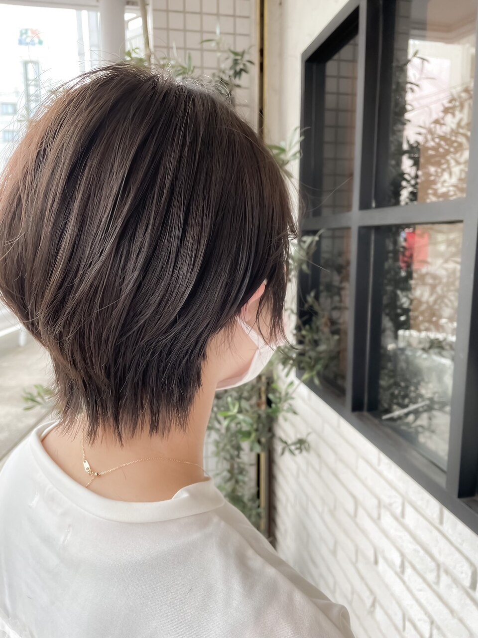 2025年夏】ナチュラルブラウン ショートの髪型・ヘアアレンジ