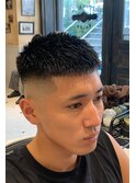 【LUDLOW BLUNT】クロップヘア スキンフェードカット