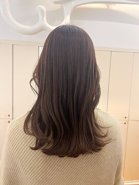 バディヘア イクス(BUDDY HAIR exx) 【大府　共和】韓国ヘア　マロンブラウン　透明感カラー