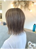 白髪ぼかしハイライト