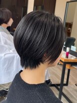 アトリエコア(Atelier Coa)&nbsp;ショートカットショートボブハンサムショートグレージュカラー