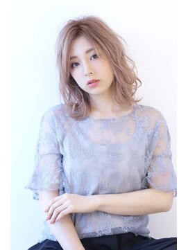 オーロ 千里山店(ORO) 20代30代40代50代美髪ピンクブラウン切りっぱなしボブショート