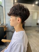 メンズカット バイ ソイクフ(メンズカット by SOY-KUFU)&nbsp;MEN'S HAIRアッシュブラックカルマパーマ