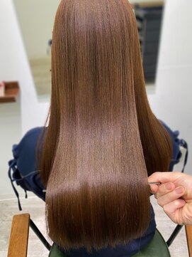 ソコノサロン ハナレ 北千住(socono salon HANARE) オレンジブラウン/髪質改善カラー/超高濃度水素ケア