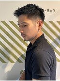 色気のフェード×アップスタイル クルーカット#3