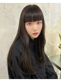 似合わせカットメルティカラー着物フェミニンロング