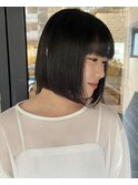 【ジュリ】顎下3cmプツッとボブ