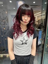 ギグスダブル 栄久屋大通店(gigs double)&nbsp;エンドカラー/チェリーレッド/姫カット