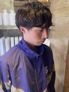 トレヘアー(tRe hair) MEN'S HAIR 無造作パーマ シャドウパーマ
