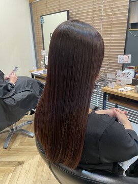 アルター(aL ter) 【レッドブラウン×ヘッドスパ】メルティーカラー/鎌取/林愛華