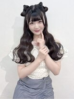 立体リボンハーフツイン　渋谷ヘアメ　アイドルヘア