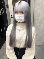 イメチェン/ニュアンスカラー/フルバング/似合わせカット