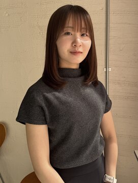 ツキヘア(TUKI hair) ミディアムボブ/レイヤーカット/髪質改善/酸性ストレート