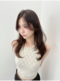 韓国ヘア/レイヤーカット/顔周りカット/フェイスレイヤー
