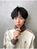 【Zina】メンズ/韓国/センターパート/縮毛矯正/福岡/天神/大名