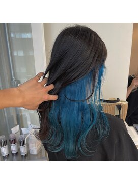 アライブ ハラジュク(ALIVE harajuku) 【ALIVE るねこ】 ポイントで可愛いインナーカラー