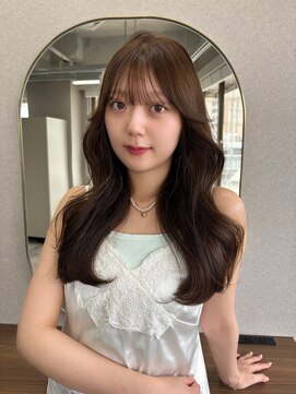 ボタン ハカタ(VOTAN hakata) 【藤野結衣】博多美容室/オリーブカラー/ロングヘア