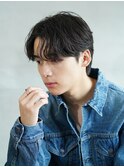 渋谷マッシュシャドウパーマフェザーショートスパイラルパーマ