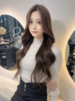 ラピス 福岡天神店(Lapis)&nbsp;アッシュブラウン×エクステ80枚