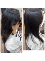 ネコ 稲毛(neco)&nbsp;【稲毛】髪質改善縮毛矯正　before &after