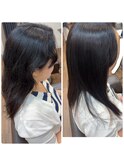 【稲毛】髪質改善縮毛矯正 before &after