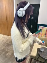 ヘアーブレイス(hair brace)&nbsp;千葉駅/着物ヘア/大人ガーリー/ダークアッシュ/似合わせカット