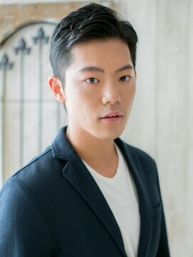 モッズヘアメン 札幌月寒店(mod's hair men) 30代40代アップバング七三スーツツーブロックショートq札幌月寒