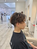 ロンド ラマ 岐阜(Lond bla-ma)&nbsp;センターパート×ソフトツイストスパイラル【Lond伊藤メンズ】