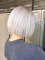 リリー シブヤ(Lilly shibuya)&nbsp;【Lilly渋谷】#ボブ#ショートボブ#ホワイト#ブリーチ#推し活