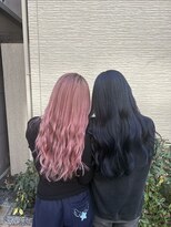 キャロル(CAROL)&nbsp;ピンクとブルーブラック