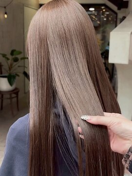 ヘアプレイスソル (HAIR PLACE SoL) 透明感ブラウンアッシュ/艶髪/髪質改善/ストレート