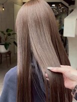 ヘアプレイスソル (HAIR PLACE SoL) 透明感ブラウンアッシュ/艶髪/髪質改善/ストレート