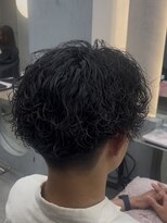 ロンドポレール 北千住(Lond polaire)&nbsp;men's/メンズ波巻きスパイラルパーマ/ナチュラルツーブロック