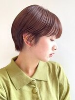 ヘアーメイク トレコローリ(hair make trecolori)&nbsp;【trecolori 津田沼】耳掛けすっきりナチュラルマッシュショート