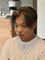 リム メンズヘア(LIM men's hair)&nbsp;艶感毛流れセンターパート【倉敷メンズカット専門店/美容院】