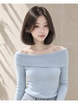 ケアシンサイバシ(CARE shinsaibashi)&nbsp;ひし形シアーレイヤーボブ
