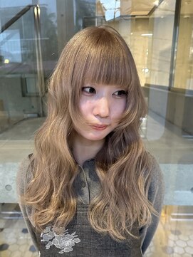ヲタク 渋谷 代官山 恵比寿(wotaku.) ミルクティーベージュハイトーンカラーケアブリーチダブルカラー