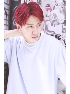 ネス(ness) [RIMMA]ディープレッド/センターパート/ネープレス