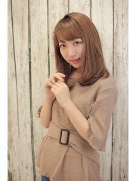 ヘアーアンドメイク アズール 志木店(Hair&Make Azur) 【Azur志木店】まだまだ厚めバングも可愛い☆ナチュラルボブ