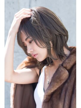 オースティン 錦糸町(AUSTIN) AUSTIN☆外ハネボブアッシュブラウンネオウルフツイストパーマ