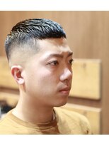 バーバーショップ スバル(BARBERSHOP SUBARU)&nbsp;＜理容室＞＜バーバー＞クロップスタイルスキンフェード刈り上げ